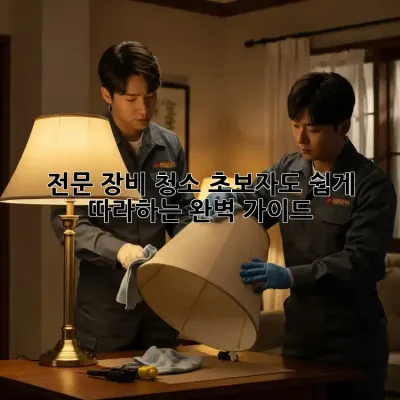 전문 장비 청소: 초보자도 쉽게 따라하는 완벽 가이드